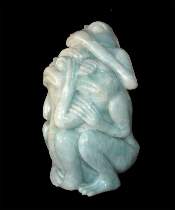 Whimsical Speak, Hear & See No Evil Frogs