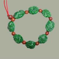 Awesomely Auspicious 9-Happy Buddhas Bracelet