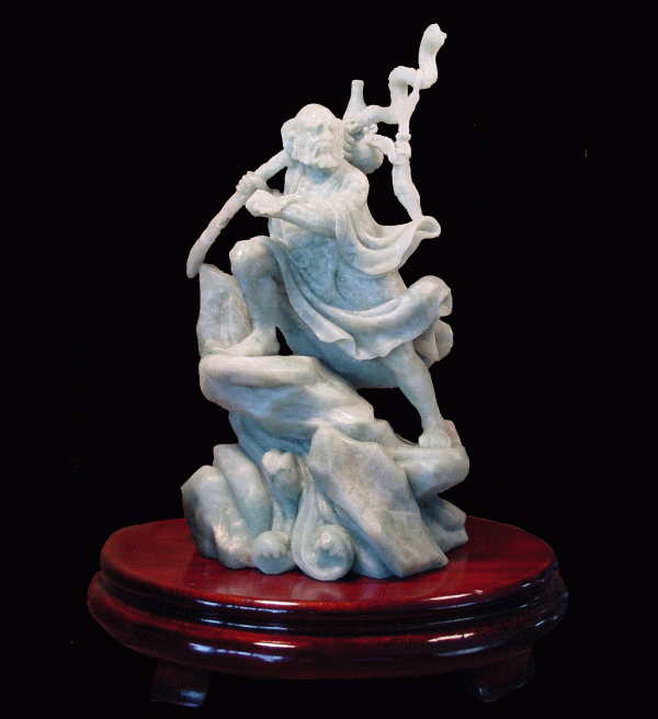 Luxurious DA-MO LO-HAN (Spirit of Meditation) Climbs His Mountain for Some Solitude