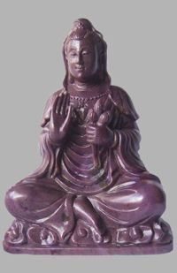 Exquisitely Peaceful Kwan Yin Meditating With Flowers