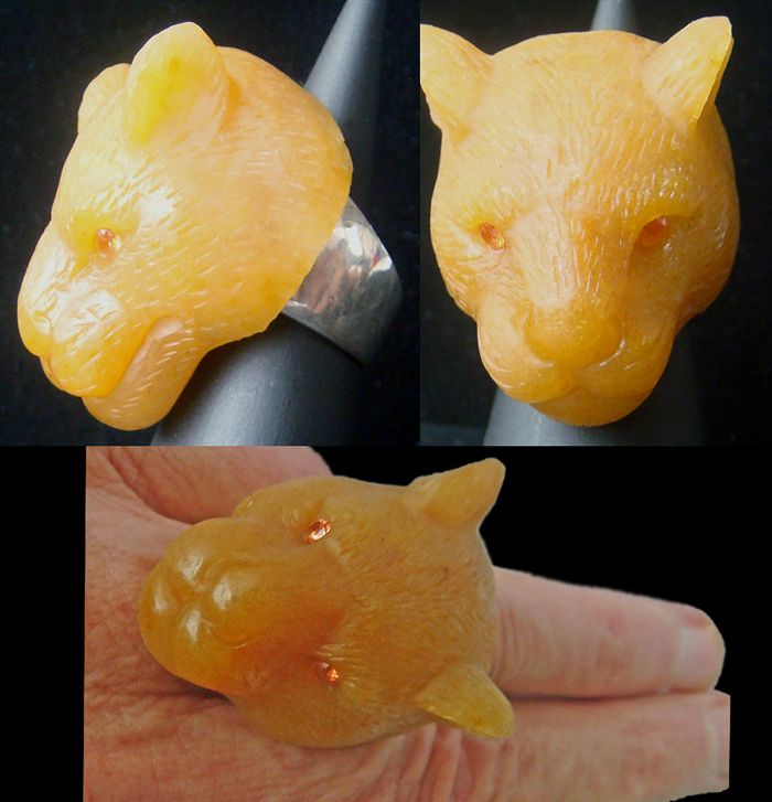 Stunningly Suave David-Wedd Style Ring: Panther Head