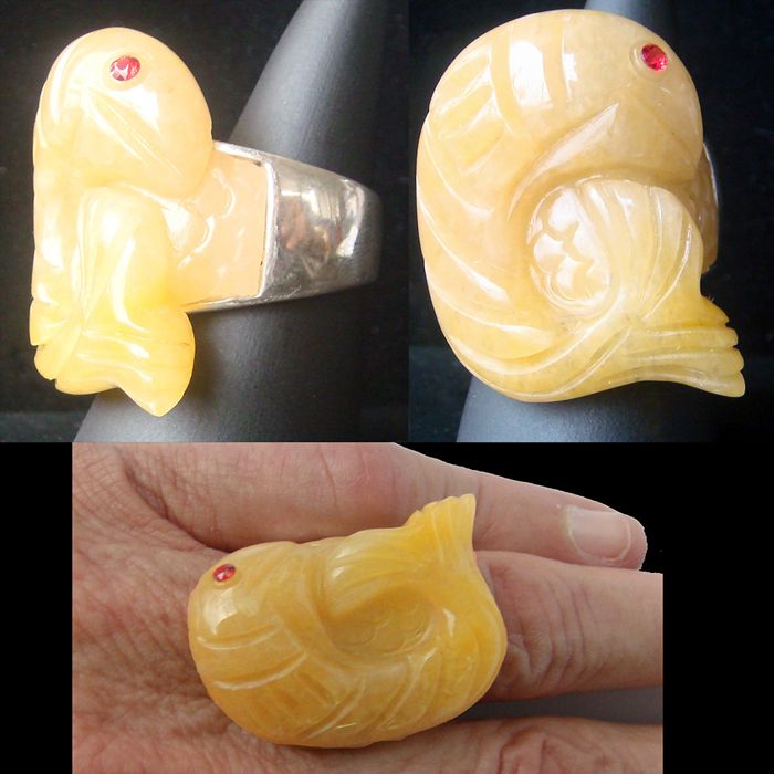 Gorgeously Fashionable David-Wedd Style Ring: Fish # 1 -- Size 9